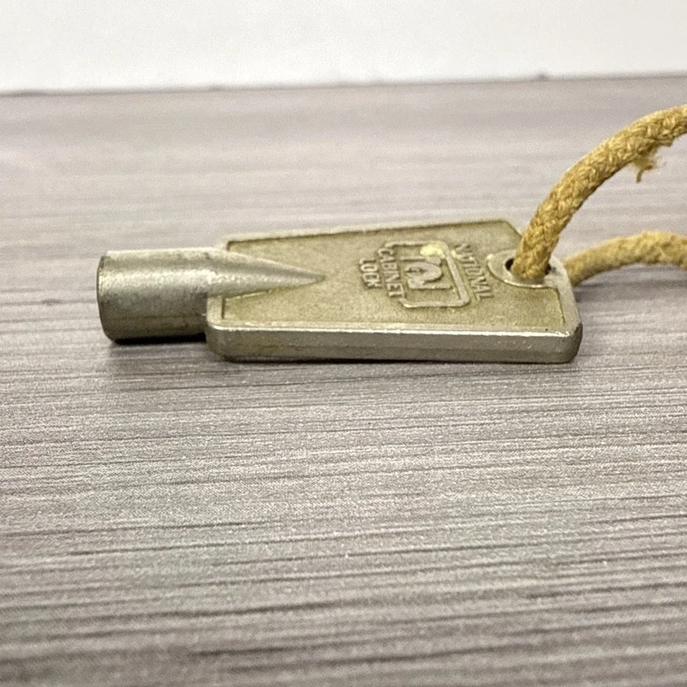 Vintage National Cabinet Lock‎ Freezer Key 4 Point Freezer Types